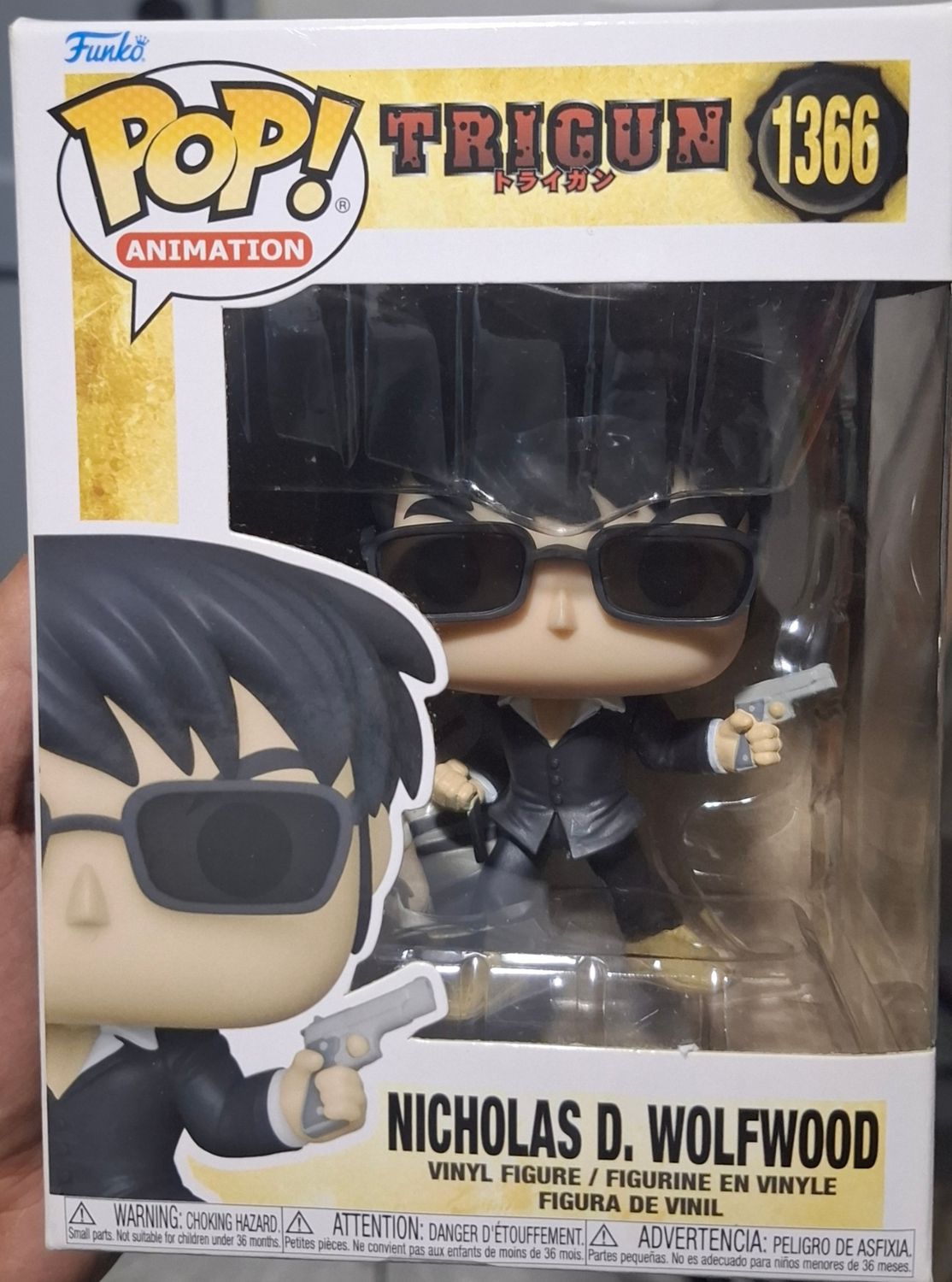 BAF1 Nicholas D Wolfwood Figura Funko Pop 1366 Trigun Figura