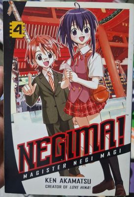 BAF1 Negima Manga Volumen 4 Ingles