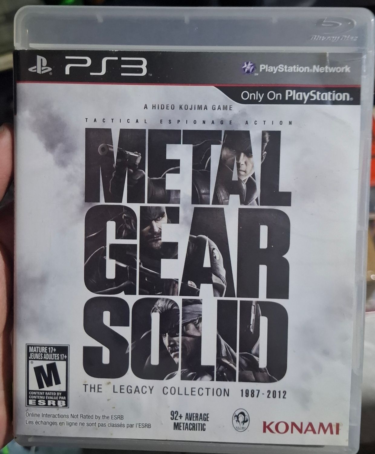 BAF1 Metal Gear The Legacy Collection Playstation 3 Usado Completo 2 Discos