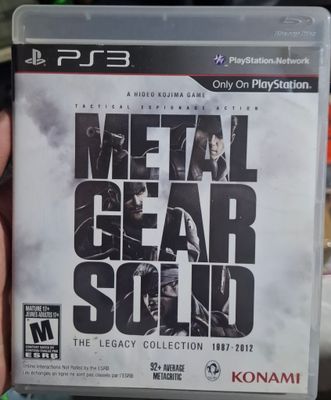 BAF1 Metal Gear The Legacy Collection Playstation 3 Usado Completo 2 Discos