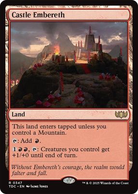 SJ Castle Embereth - Commander: Tarkir: Dragonstorm (TDC) Commander: Tarkir: Dragonstorm