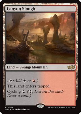 SJ Canyon Slough - Commander: Tarkir: Dragonstorm (TDC) Commander: Tarkir: Dragonstorm