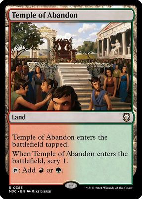 SJ Temple of Abandon - Commander: Modern Horizons 3 (M3C) Commander: Modern Horizons 3