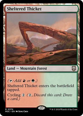 SJ Sheltered Thicket - Commander: Modern Horizons 3 (M3C) Commander: Modern Horizons 3