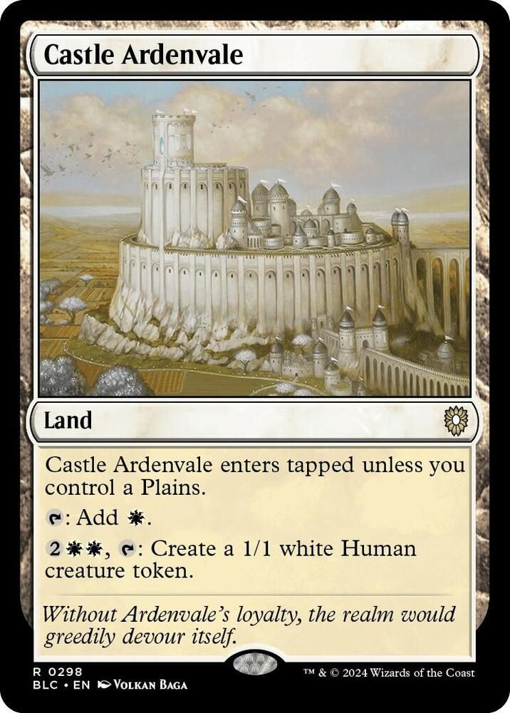 SJ Castle Ardenvale - Commander: Bloomburrow (BLC) Commander: Bloomburrow