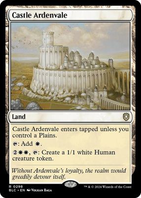 SJ Castle Ardenvale - Commander: Bloomburrow (BLC) Commander: Bloomburrow