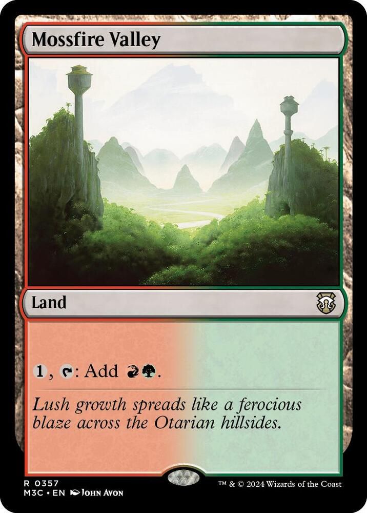 SJ Mossfire Valley - Commander: Modern Horizons 3 (M3C) Commander: Modern Horizons 3