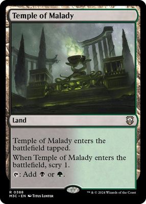 SJ Temple of Malady - Commander: Modern Horizons 3 (M3C) Commander: Modern Horizons 3