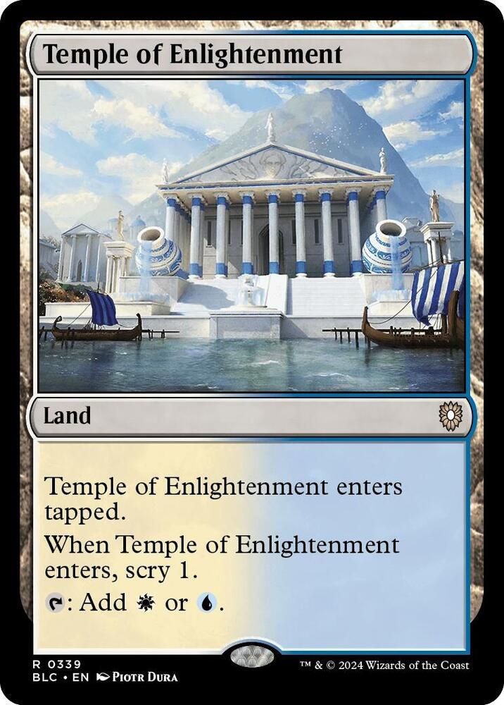 SJ Temple of Enlightenment - Commander: Bloomburrow (BLC) Commander: Bloomburrow