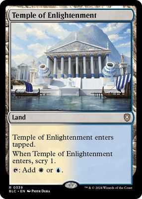 SJ Temple of Enlightenment - Commander: Bloomburrow (BLC) Commander: Bloomburrow