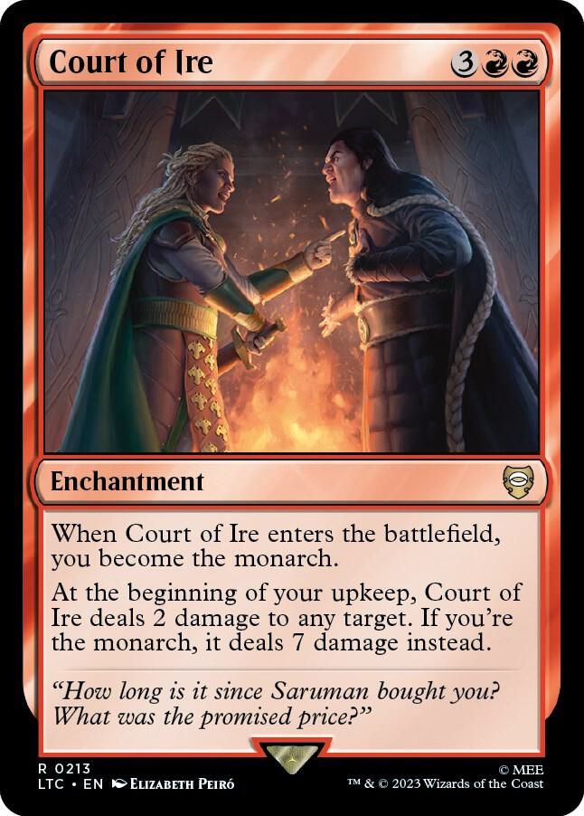 SJ Court of Ire - Commander: The Lord of the Rings: Tales of Middle-earth (LTC) Commander: The Lord of the Rings: Tales of Middle-earth