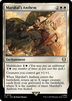 SJ Marshal&#39;s Anthem - Commander: The Lord of the Rings: Tales of Middle-earth (LTC) Commander: The Lord of the Rings: Tales of Middle-earth
