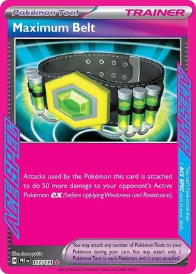 SJ Maximum Belt - SV: Prismatic Evolutions (PRE) SV: Prismatic Evolutions