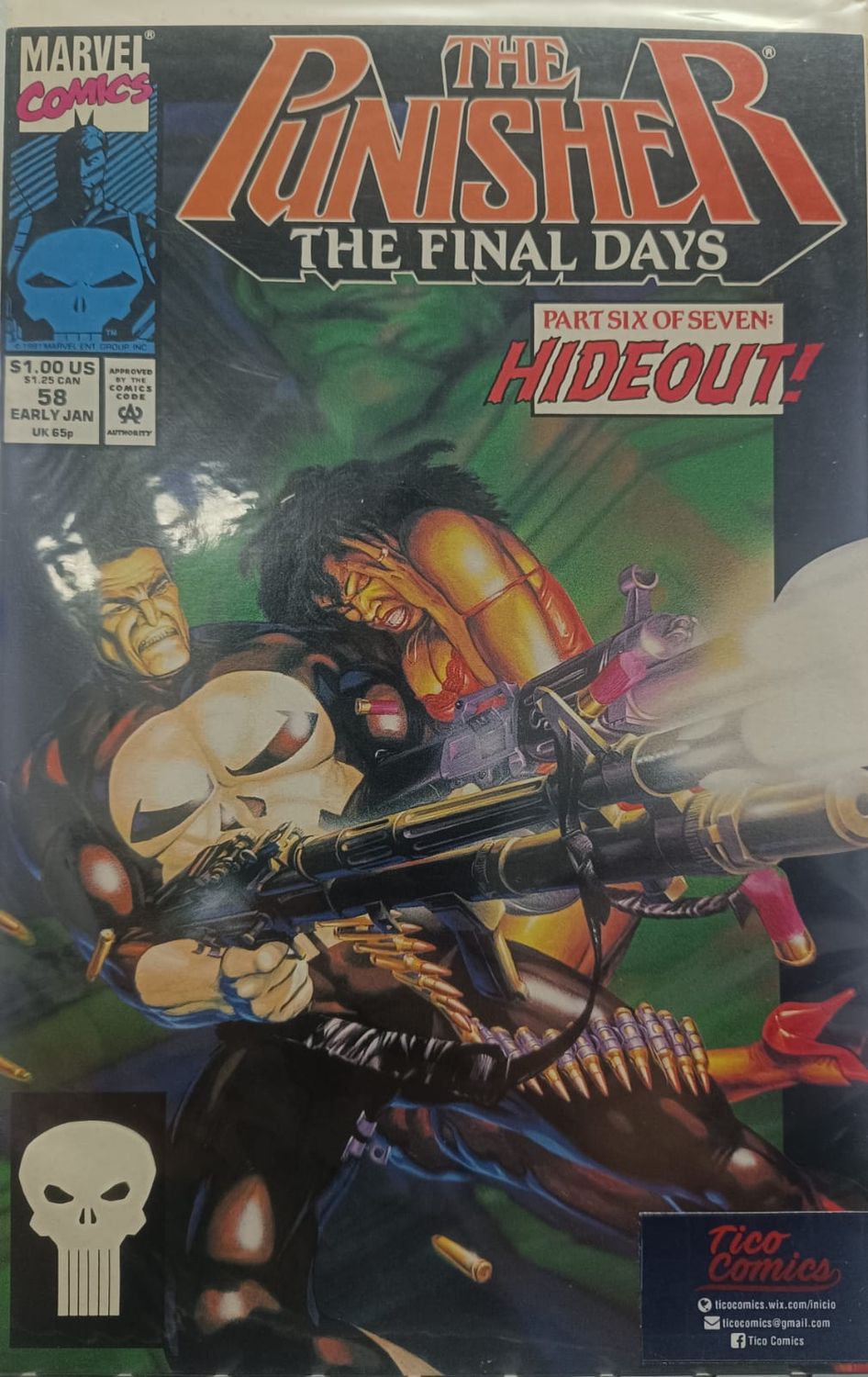NELA-k,The Punisher  Comic Issue  58 Marvel &quot;The Punisher: The Final Days&quot; Hideout!&quot; 6/7
