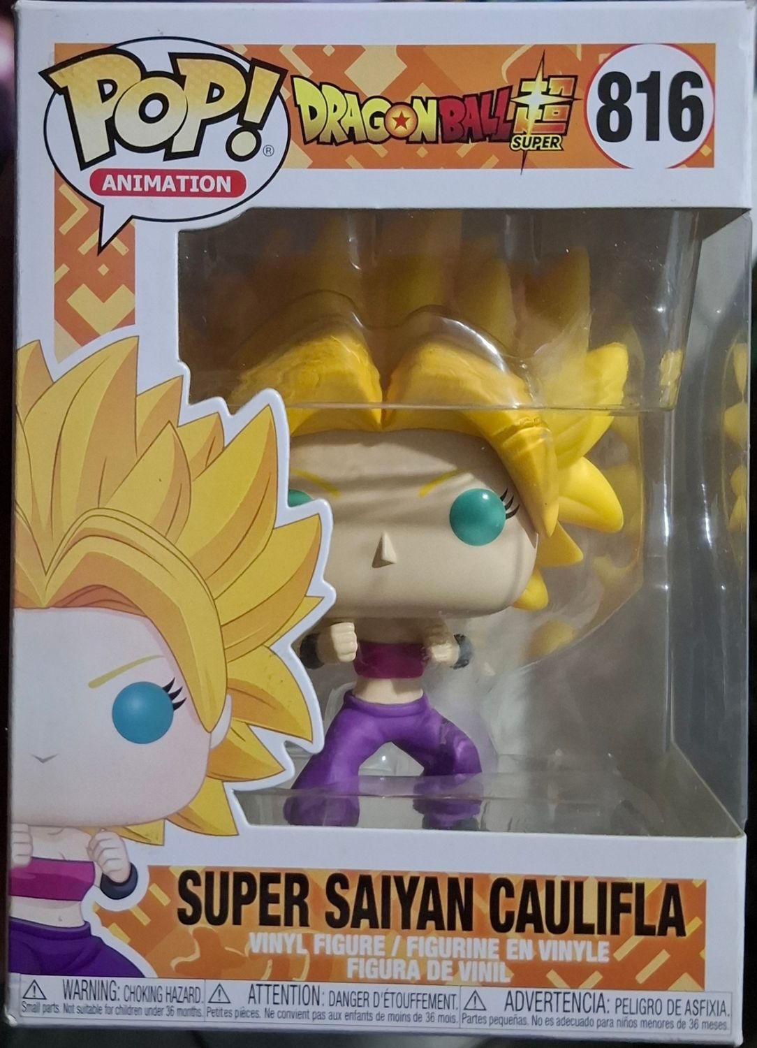 BAF1 Super Saiyan Caulifla Figura Funko Pop 816 Dragon Ball Figura