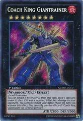 SJ Coach King Giantrainer [1st Edition] NUMH-EN037 YuGiOh Number Hunters Secret Rare