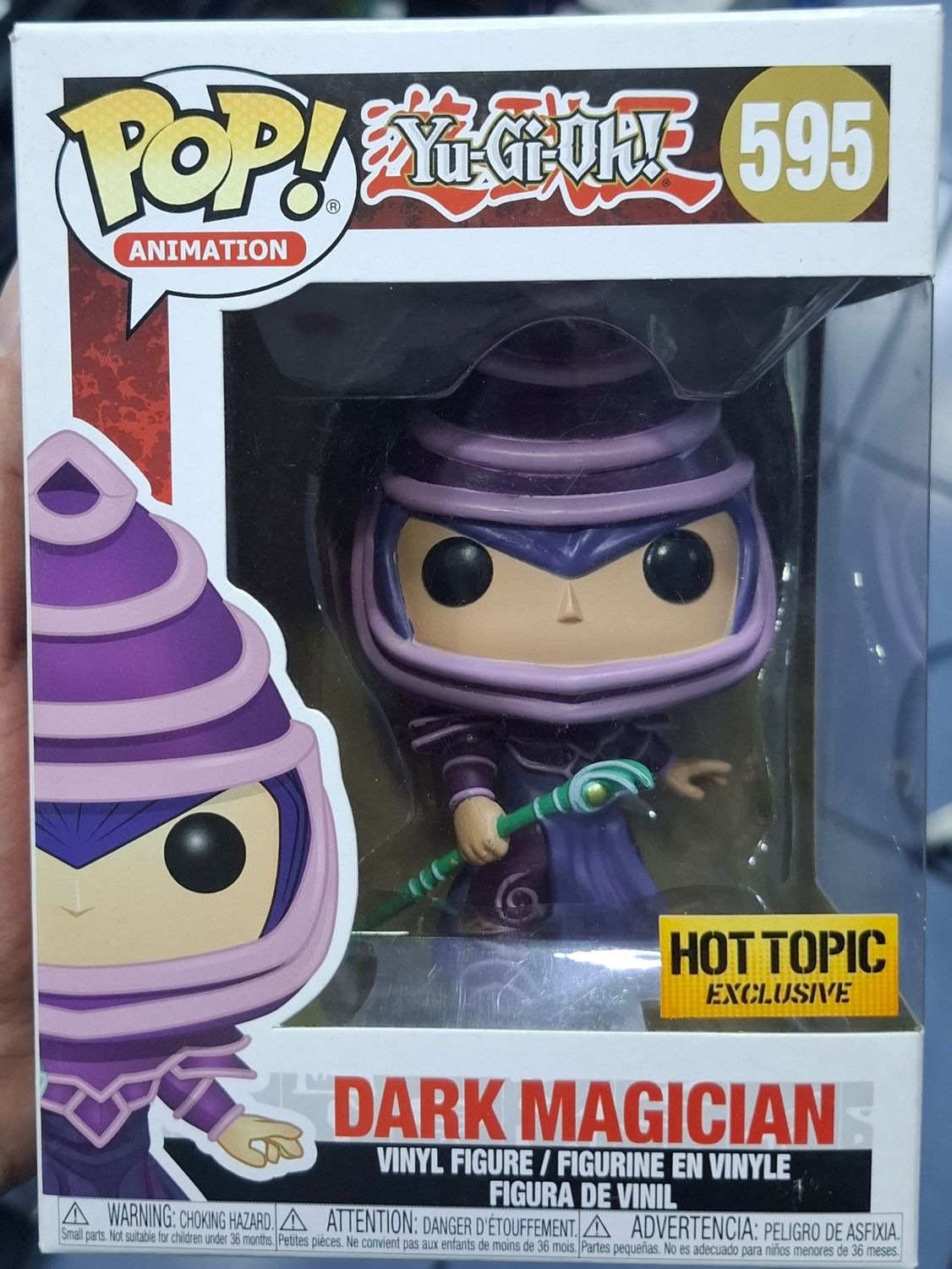 BAF1 Dark Magician Figura Funko Pop 595 Yugioh Figura