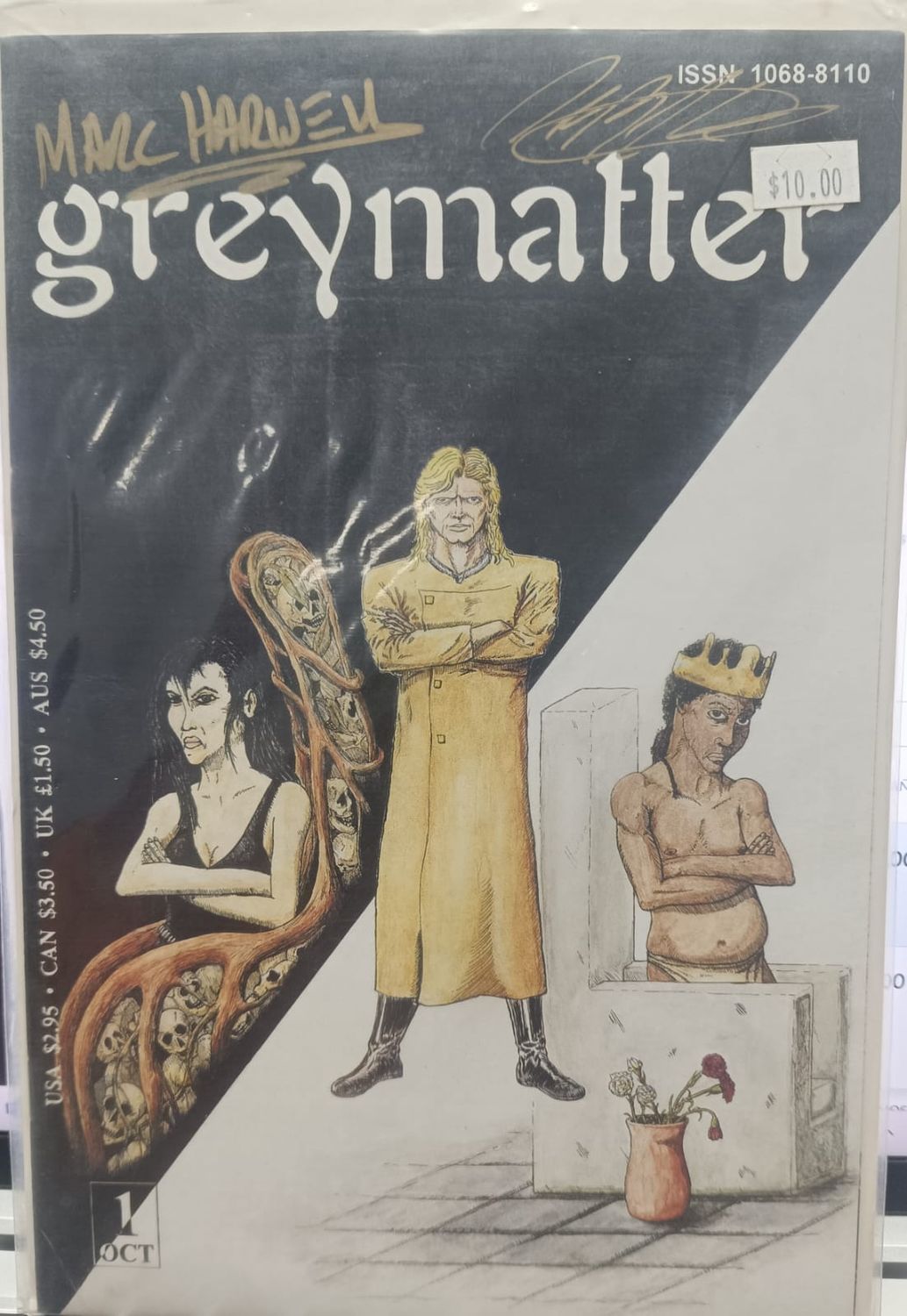 NELA-k, Greymatter  Comic  Issue 1 Con firma Oct 1