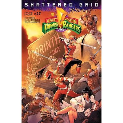 NELA-k, Mighty Morphin Power Rangers Comic Issue 27 &quot;Shattered Grid&quot; BOOM! Studios.