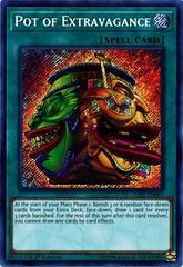 SJ Pot of Extravagance [1st Edition] SAST-EN067 YuGiOh Savage Strike Secret Rare *Espanol*