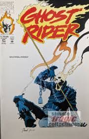 NELA-k, Ghost Rider Comic  Issue 21 (1990) Marvel Tragic Collectibles