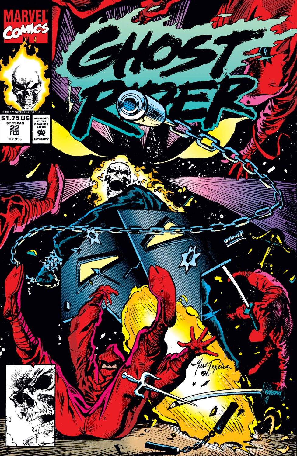 NELA-k, Ghost Rider Comic  Issue 22  (1990) Marvel