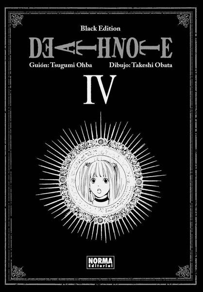 BAF1 Death Note Manga Volumen 4 Black Edition Español Norma