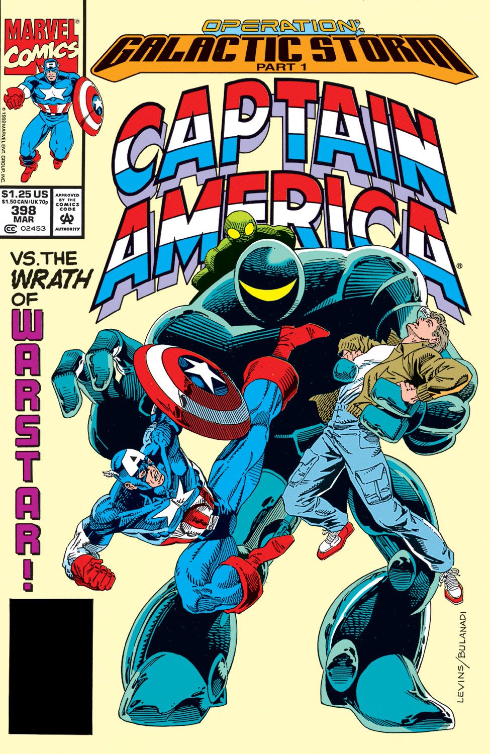 NELA-k, Captain America Comic Issue 398   Marvel (1968)
