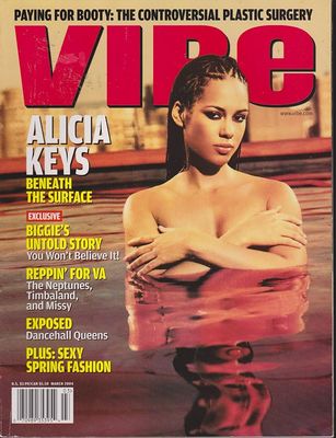 NELA-k, Vibe Magazine Revista  Alicia Keys cover March 2004