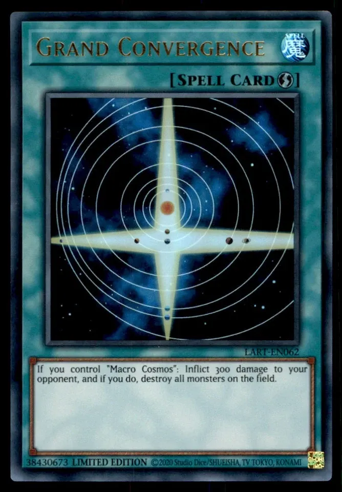 SJ Yu-Gi-Oh! Grand Convergence #LART-EN062 Limited Edition Ultra Rare *Espanol*