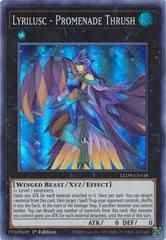 SJ Lyrilusc - Promenade Thrush LED8-EN038 YuGiOh Legendary Duelists: Synchro Storm Super Rare