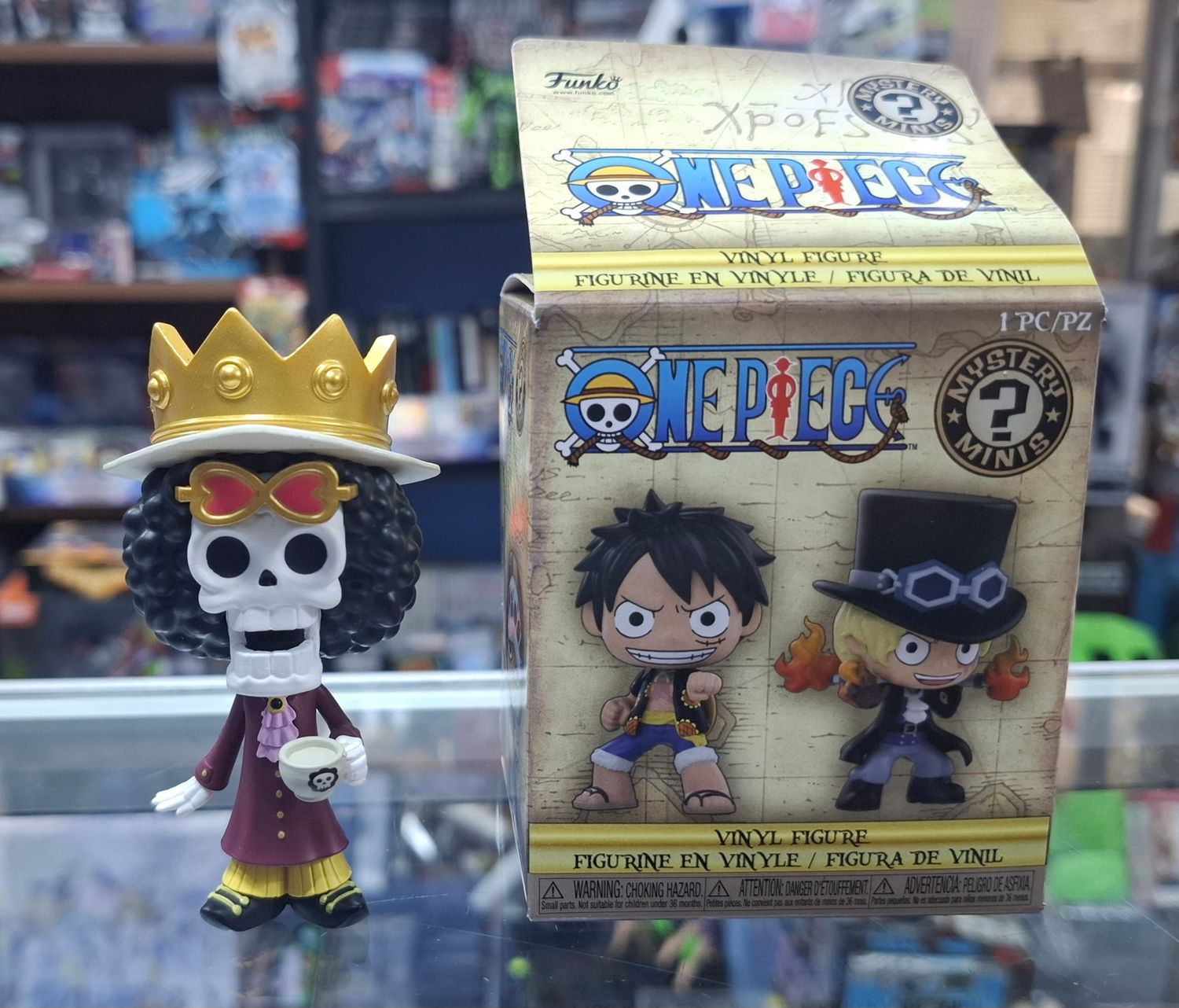SH Brook Figura One Piece Figura Funko Mystery Minis