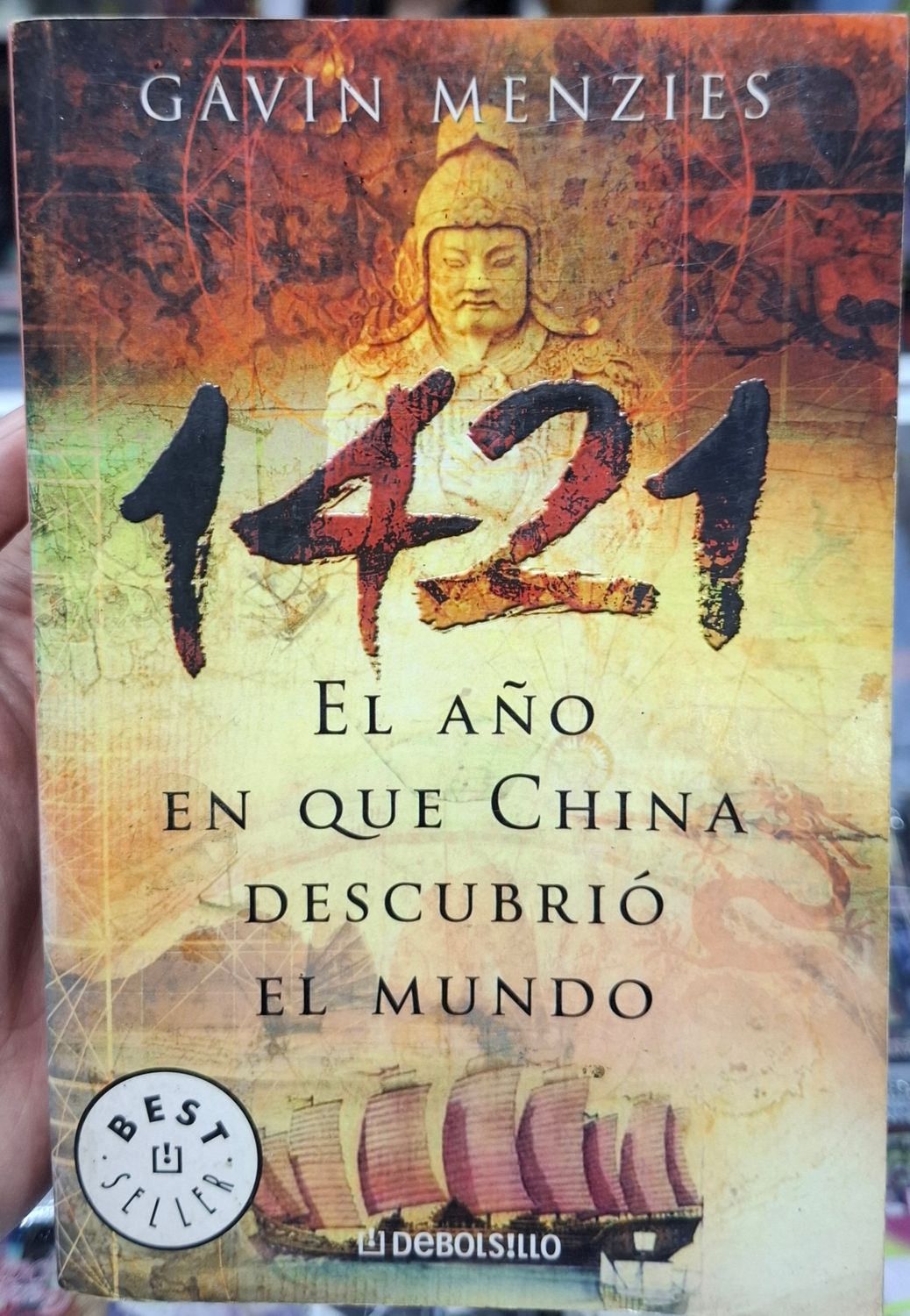 SJ 1421 El Ano en que China Descubrió el Mundo Libro Espanol Usado