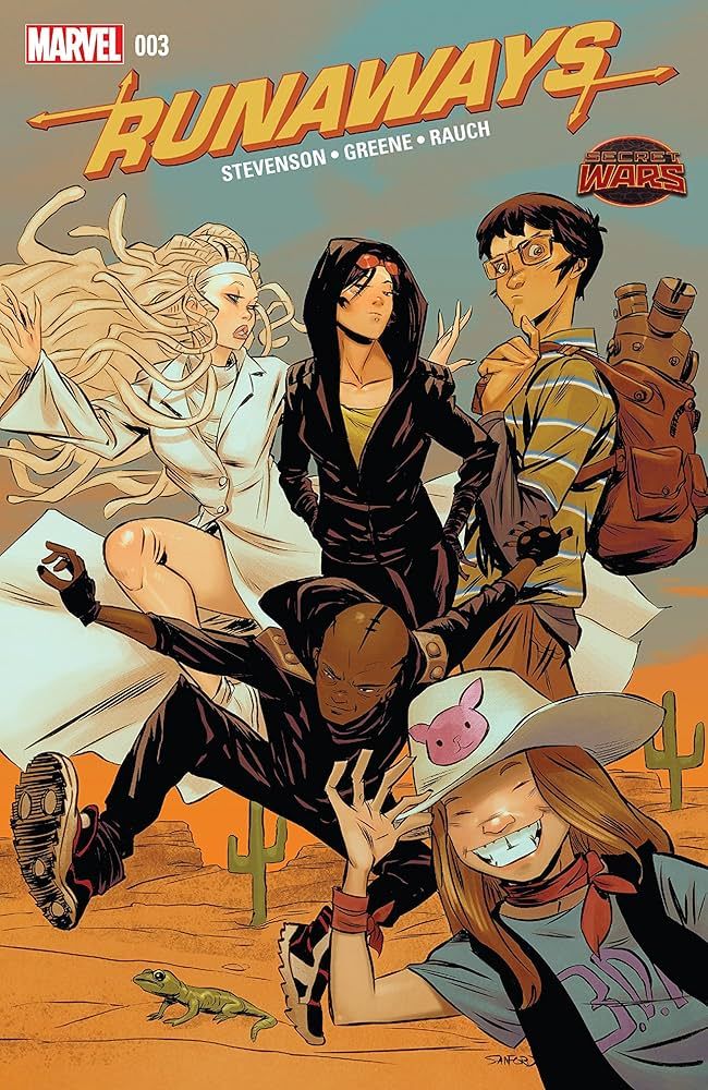 NELA-k,  Runaways Comic Issue 3 2015