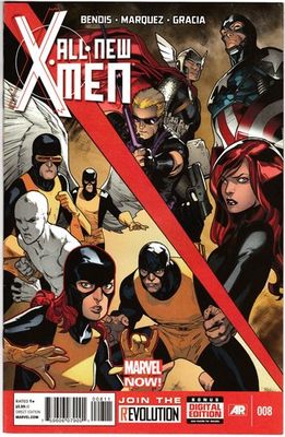 NELA-k, All New X-Men Comics  Issue 8 Marvel