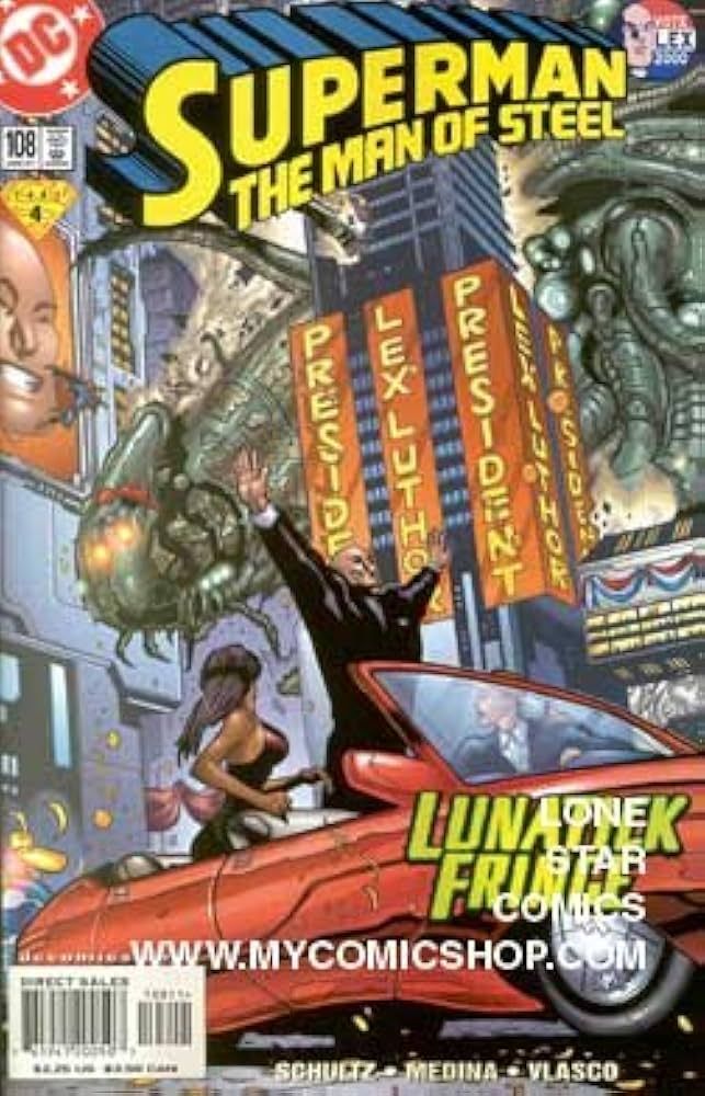 NELA-k, Superman The Man of Steel Comic  Issue 108