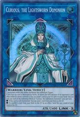 Curious, the Lightsworn Dominion [1st Edition] EXFO-EN091 YuGiOh Extreme Force Super Rare *Espanol*