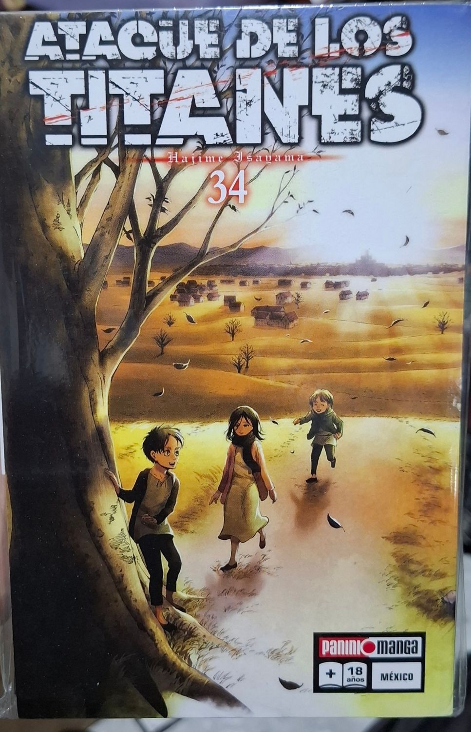 SHN Ataque de los Titanes Manga Volumen 34 Espanol Panini