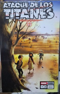 SHN Ataque de los Titanes Manga Volumen 34 Espanol Panini