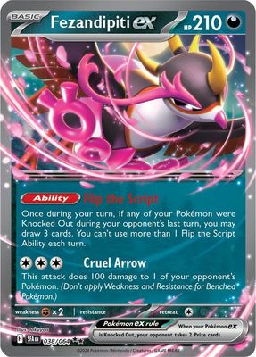 SJ Fezandipiti ex - 038/064 - SV: Shrouded Fable (SFA) SV: Shrouded Fable