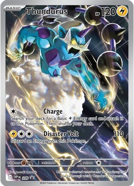 SJ Thundurus - 209 - SV: Scarlet &amp; Violet Promo Cards (SVP) SV: Scarlet &amp; Violet Promo Cards