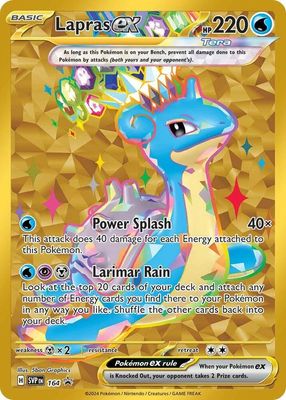 SJ Lapras ex - 164 - SV: Scarlet &amp; Violet Promo Cards (SVP) SV: Scarlet &amp; Violet Promo Cards
