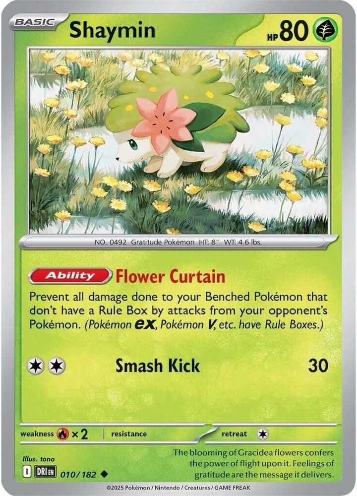 Shaymin - 010/182 - SV10: Destined Rivals (DRI) SV10: Destined Rivals