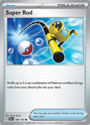 Super Rod - 188/193 - SV02: Paldea Evolved (PAL) SV02: Paldea Evolved