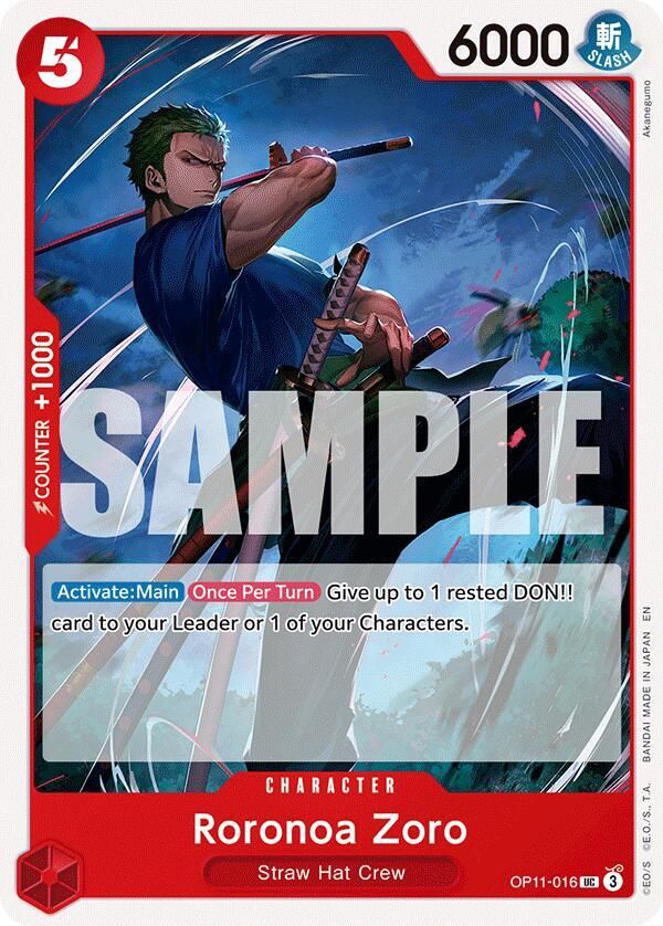 Roronoa Zoro - A Fist of Divine Speed (OP11) A Fist of Divine Speed