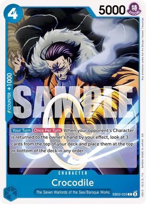 Crocodile - Extra Booster: Anime 25th Collection (EB-02) Extra Booster: Anime 25th Collection
