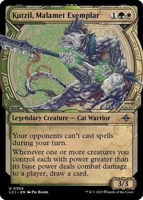 Kutzil, Malamet Exemplar (Showcase) - The Lost Caverns of Ixalan (LCI) The Lost Caverns of Ixalan Foil