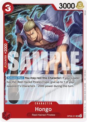 Hongo (Tournament Pack 2025 Vol. 2) - One Piece Promotion Cards (OP-PR) One Piece Promotion Cards