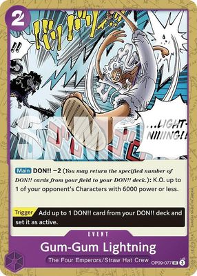 Gum-Gum Lightning - Emperors in the New World (OP09) Emperors in the New World