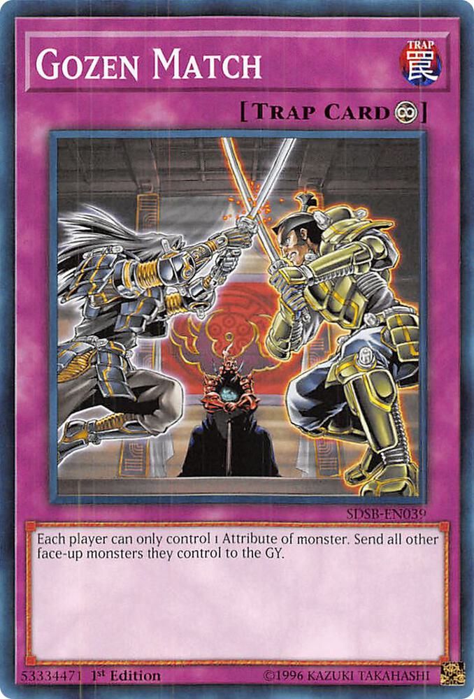 Gozen Match - Structure Deck: Soulburner (SDSB) Structure Deck: Soulburner SDSB-EN039
